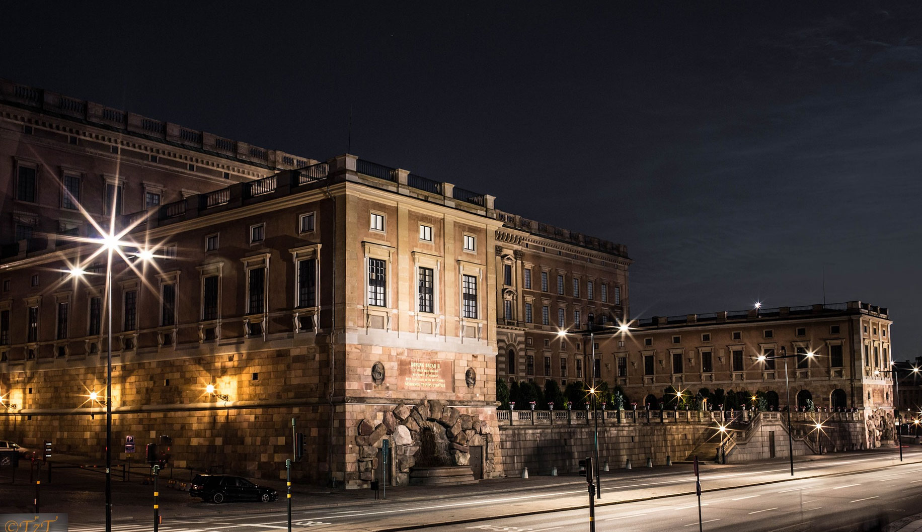 Stockholm palace and the Swedish royal family